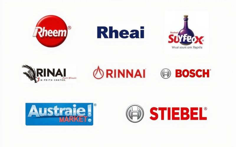 Australian hot water brand logos