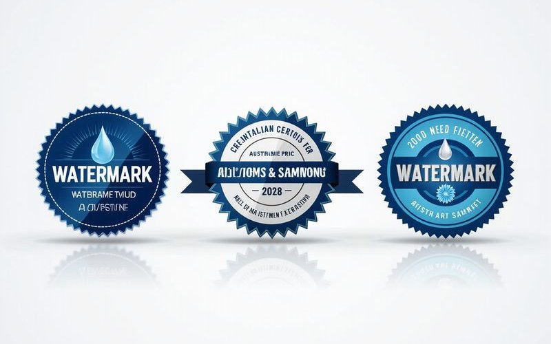 Quality certification badges