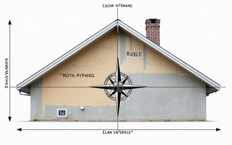 Roof orientation diagram