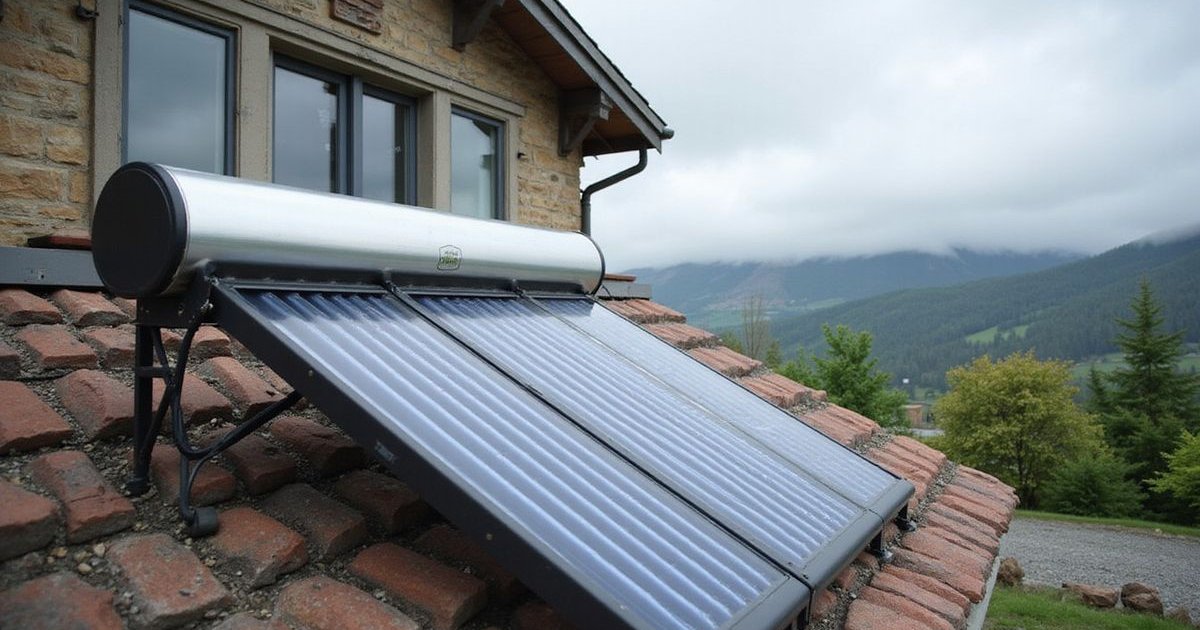 Solar hot water boosting system